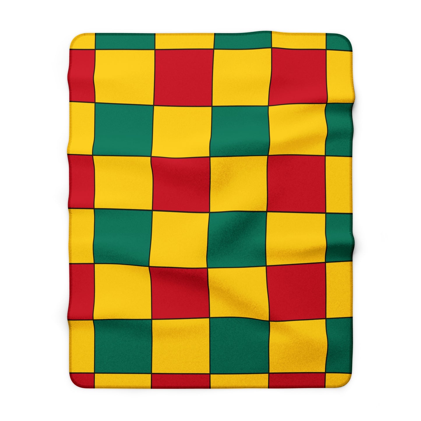 Cameroon Retro Check Blanket Throw