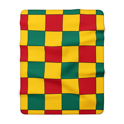 Cameroon Retro Check Blanket Throw