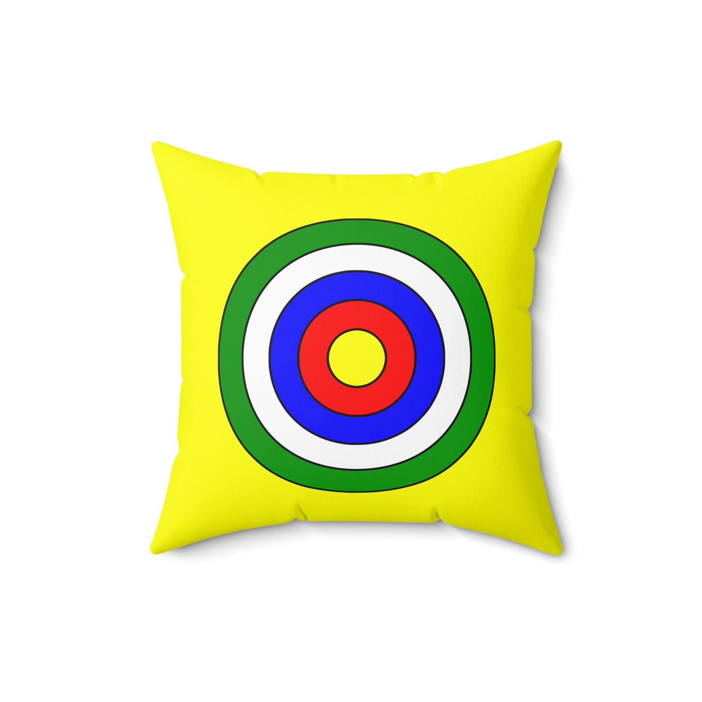 Central African Republic Retro Target Cushion Pillow