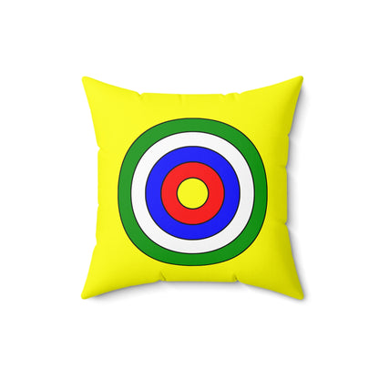 Central African Republic Retro Target Cushion Pillow