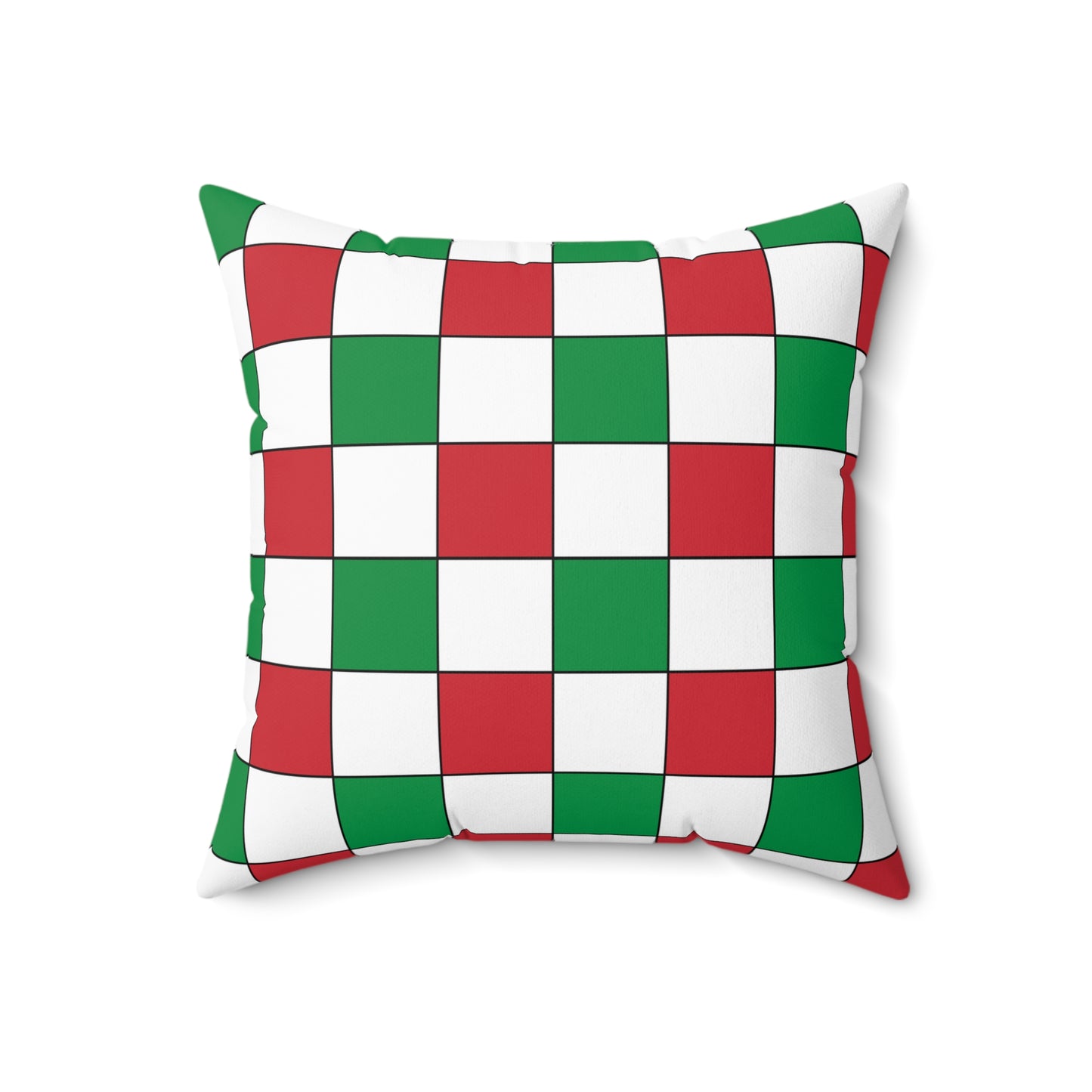 Italy Retro Check Cushion Pillow