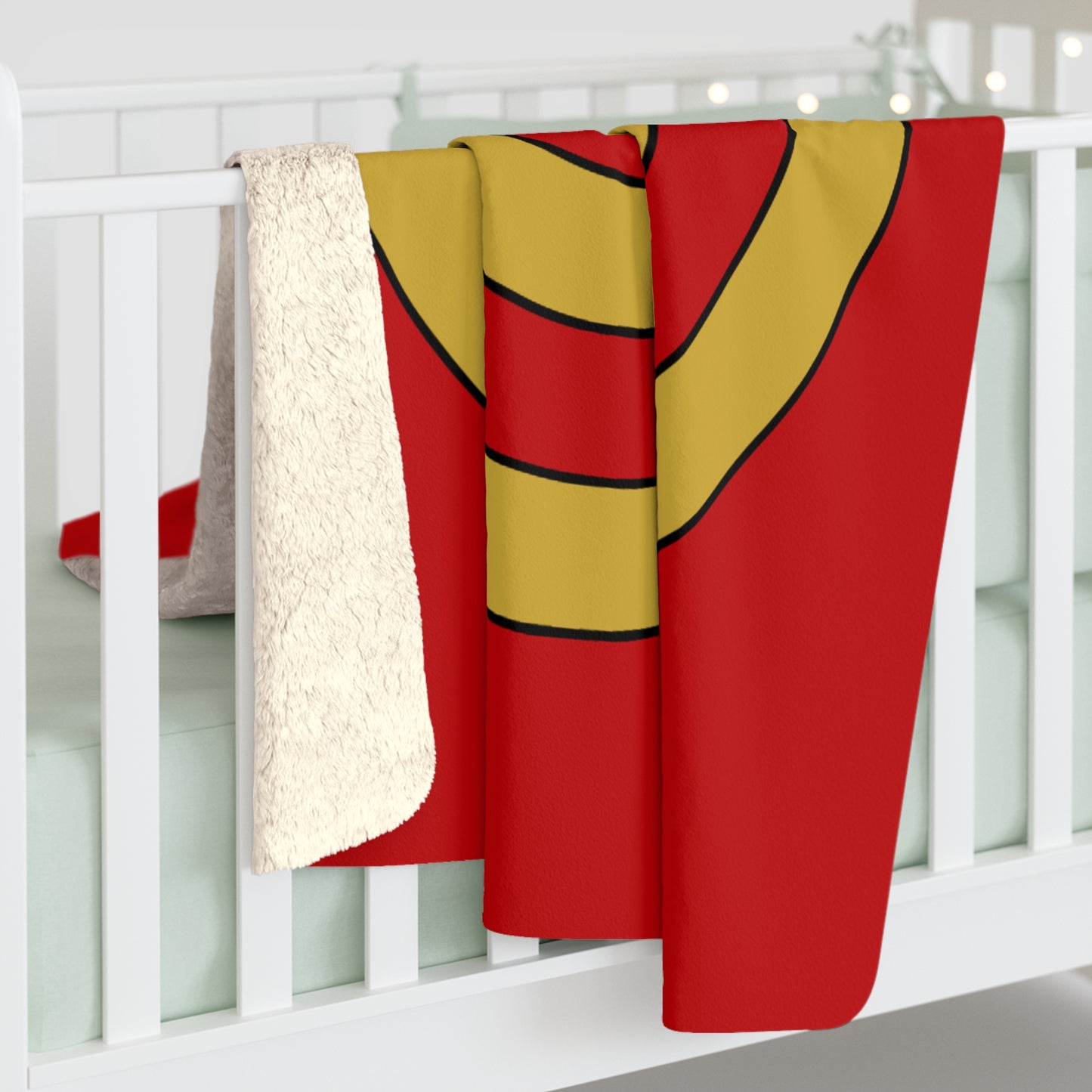 Montenegro Retro Target Blanket Throw