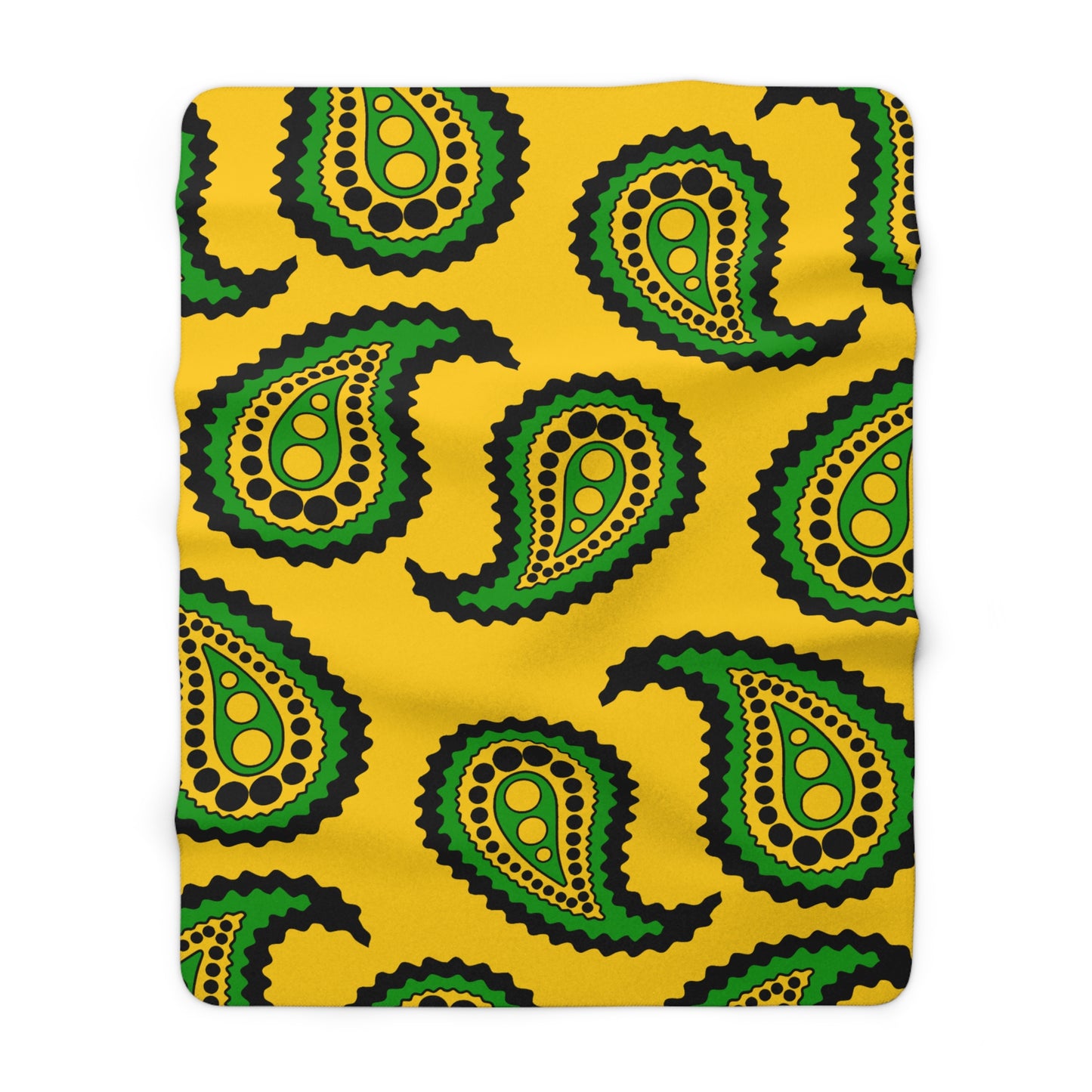 Jamaica Retro Paisley Blanket Throw