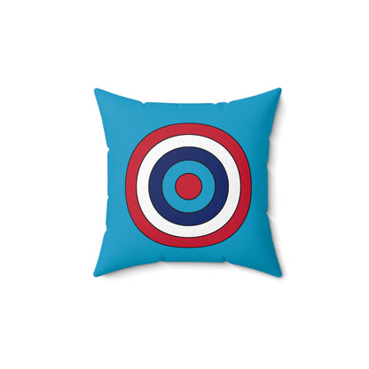 Tuvalu Retro Target Cushion Pillow