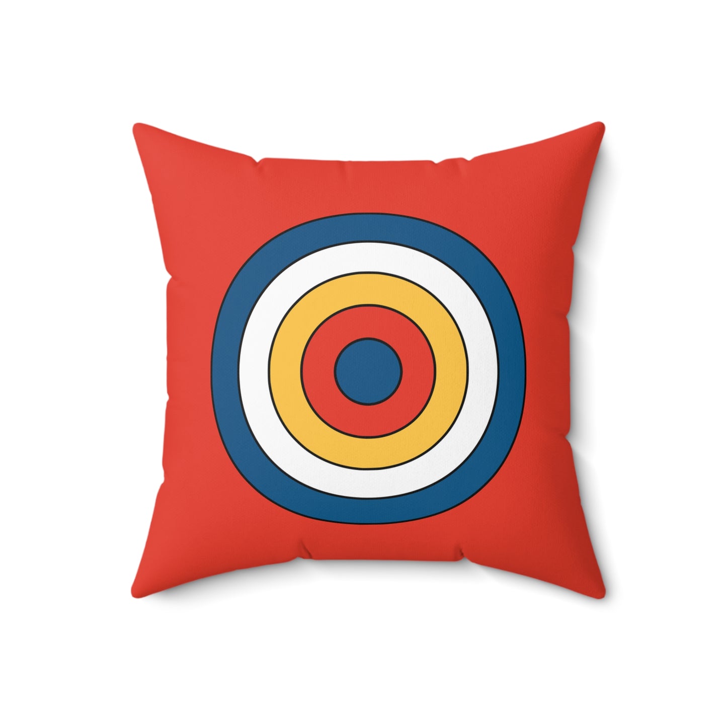 Kiribati Retro Target Cushion Pillow