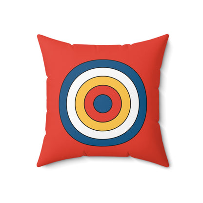 Kiribati Retro Target Cushion Pillow