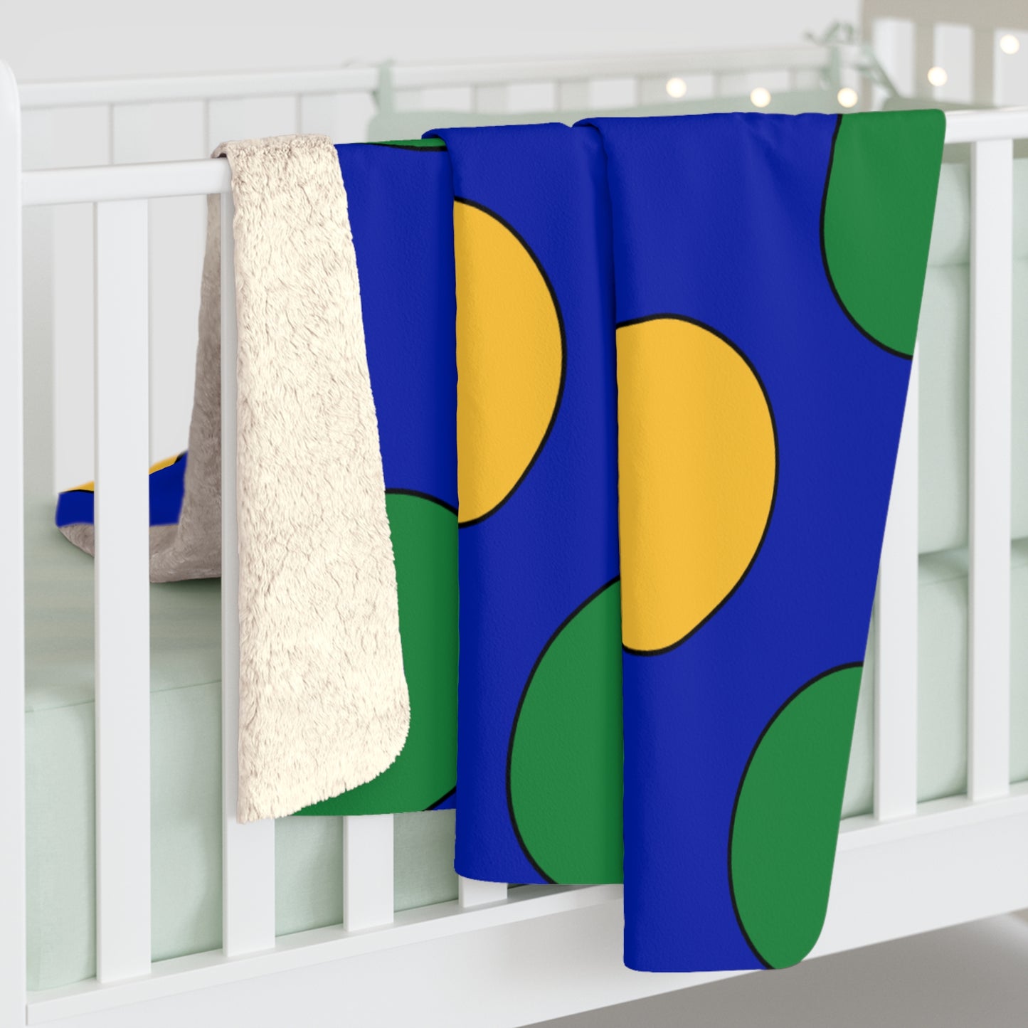 Christmas Island Retro Polka Dots Blanket Throw