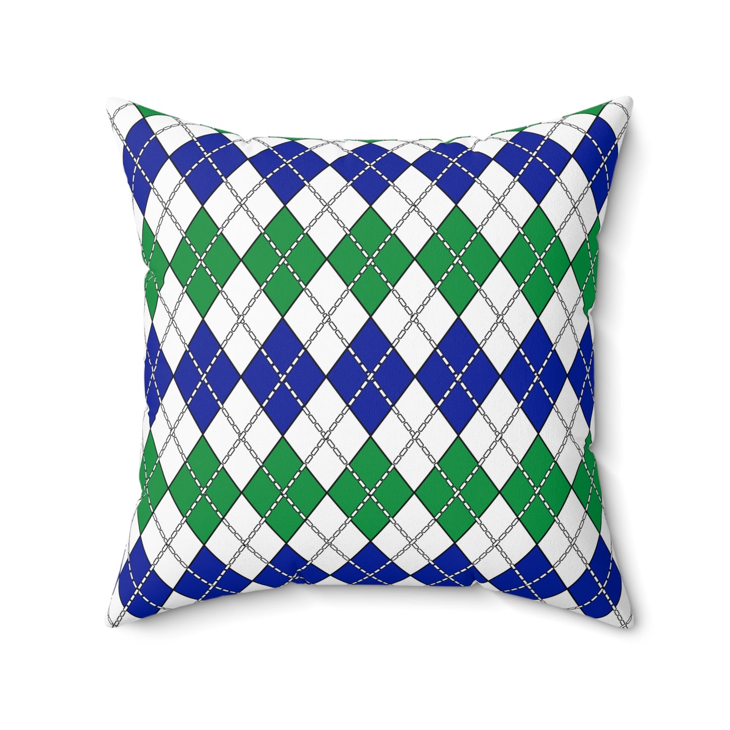 Lesotho Retro Argyle Cushion Pillow