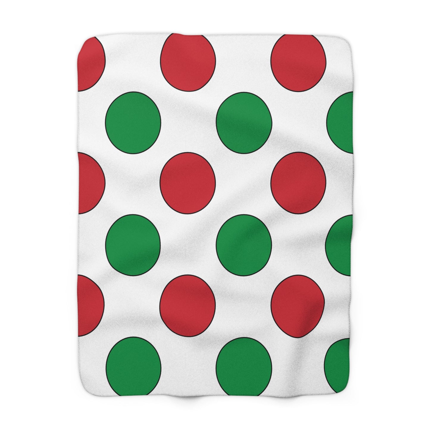 Italy Retro Polka Dots Blanket Throw