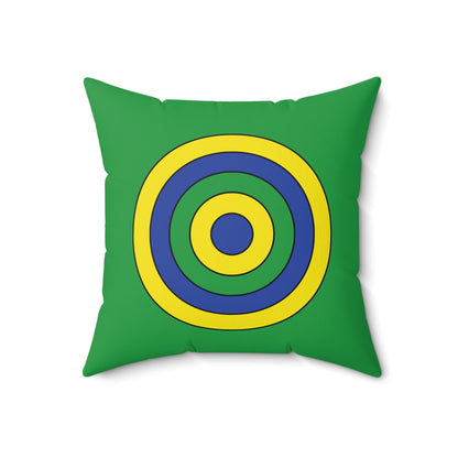 Brazil Retro Target Cushion Pillow