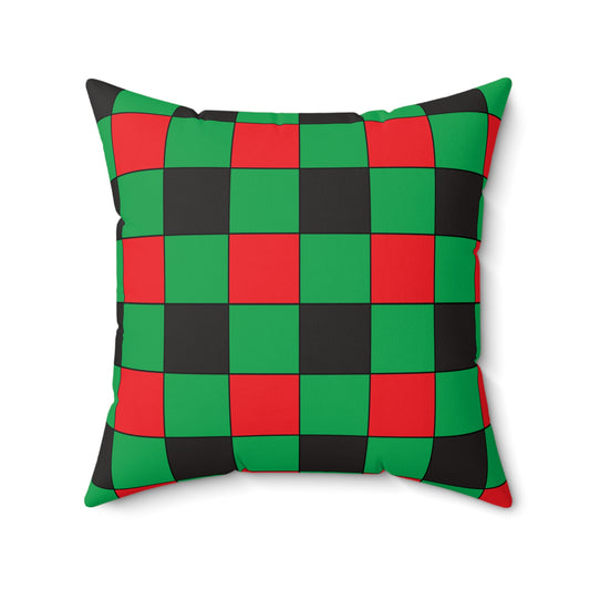 Martinique Retro Check Cushion Pillow