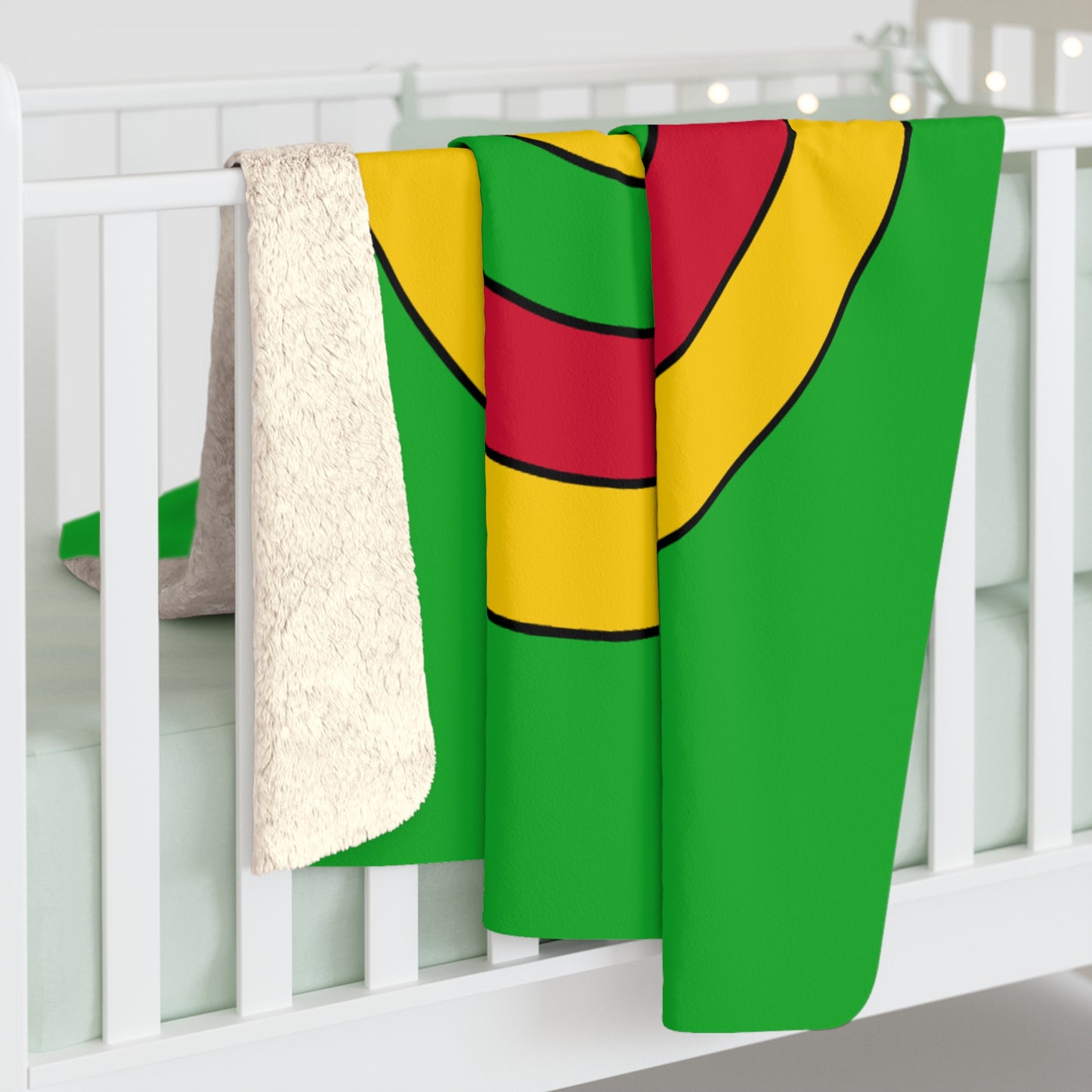 Sao Tome And Principe Retro Target Blanket Throw
