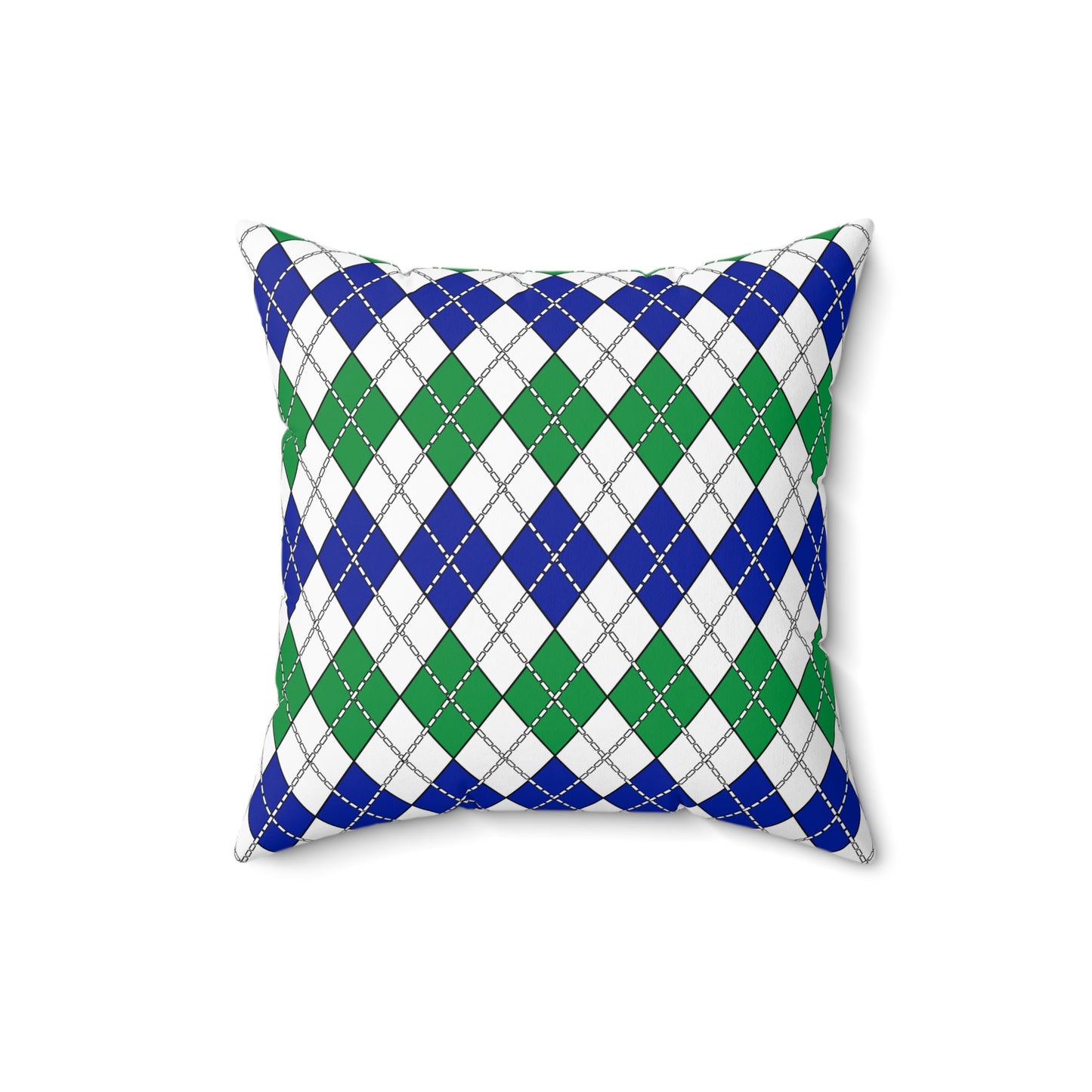 Lesotho Retro Argyle Cushion Pillow