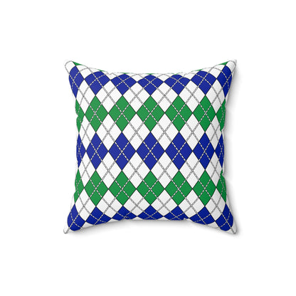 Lesotho Retro Argyle Cushion Pillow