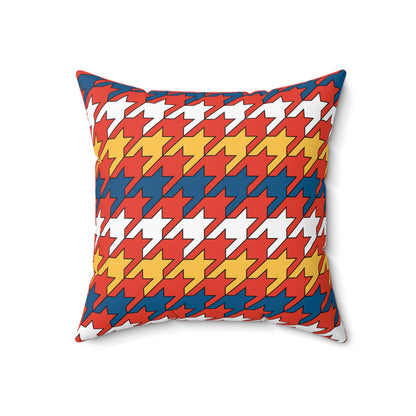 Kiribati Retro Houndstooth Cushion Pillow