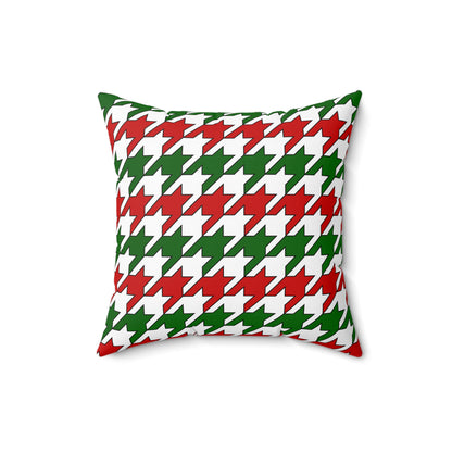Tajikistan Retro Houndstooth Cushion Pillow
