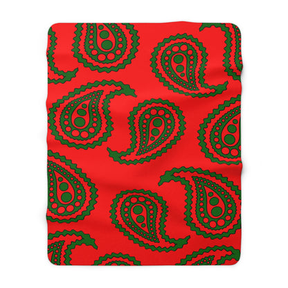 Portugal Retro Paisley Blanket Throw