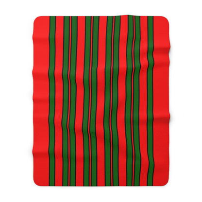 Portugal Retro Stripes Blanket Throw