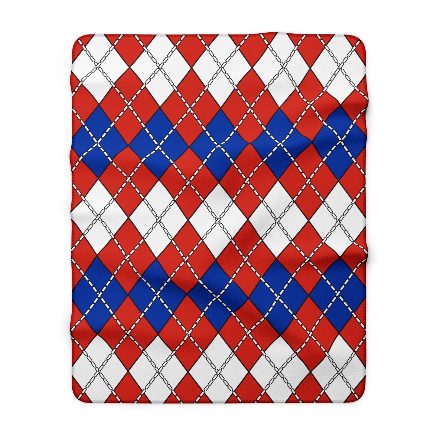 Chile Retro Argyle Blanket Throw