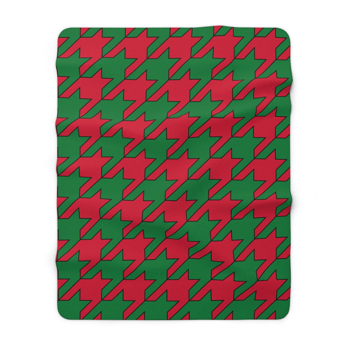 Maldives Retro Houndstooth Blanket Throw