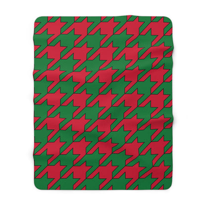 Maldives Retro Houndstooth Blanket Throw