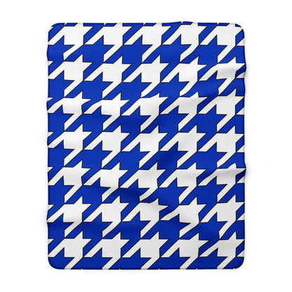 Israel Retro Houndstooth Blanket Throw