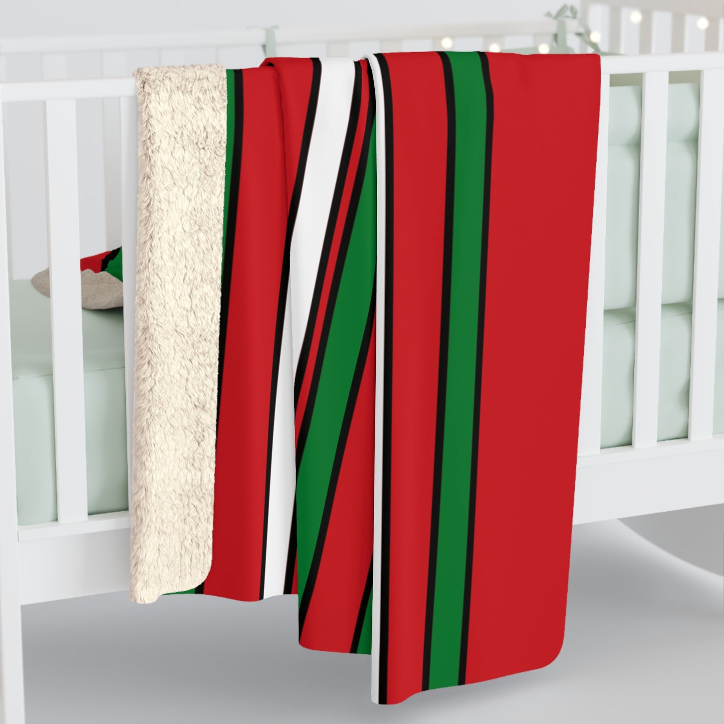 Belarus Retro Stripes Blanket Throw