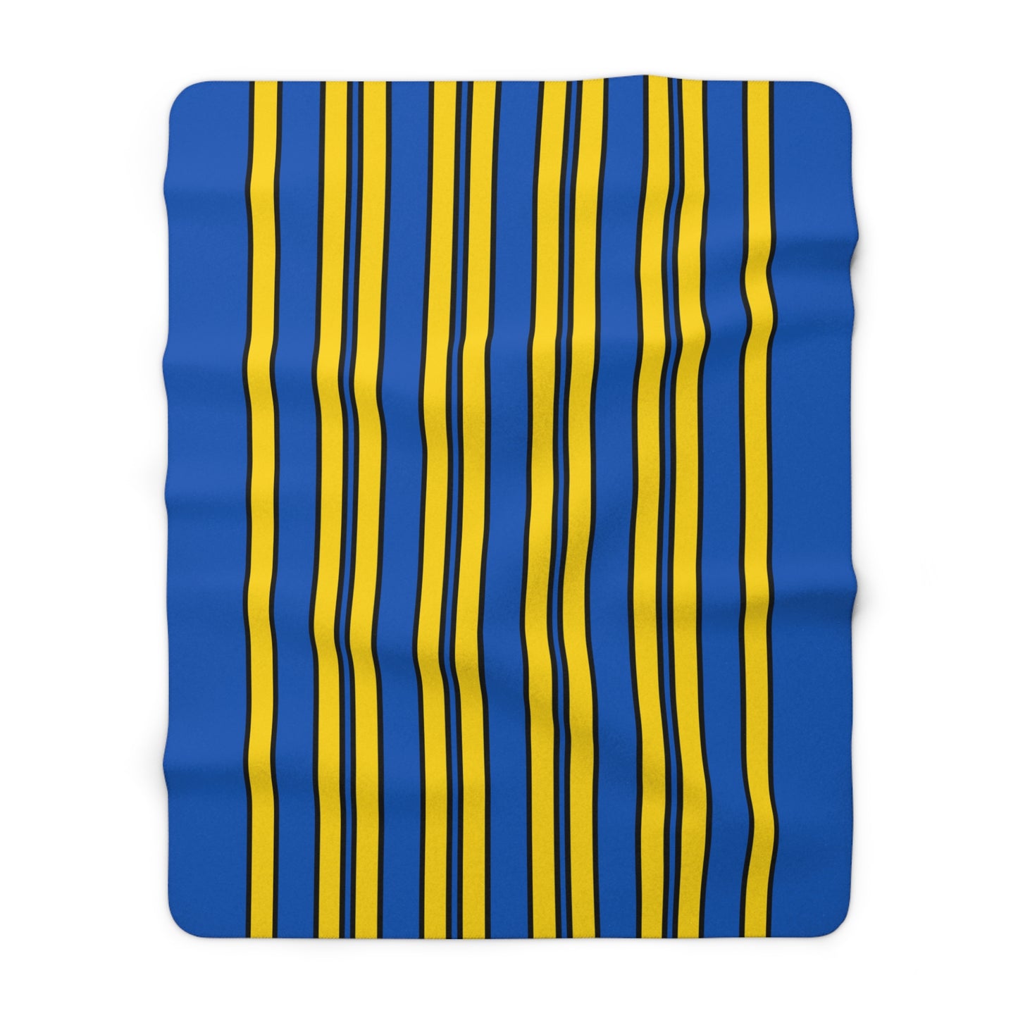 Ukraine Retro Stripes Blanket Throw