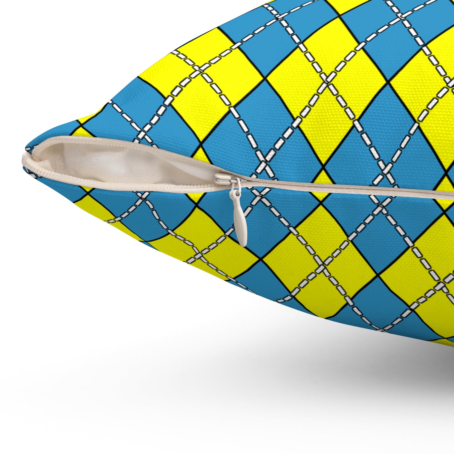 Aruba Retro Argyle Cushion Pillow