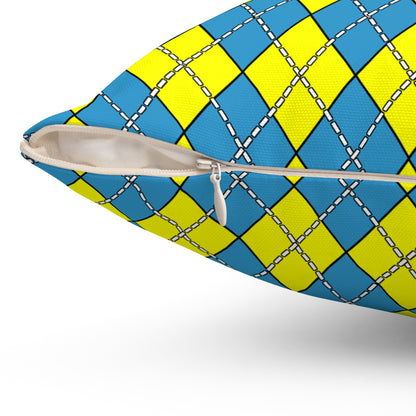 Aruba Retro Argyle Cushion Pillow