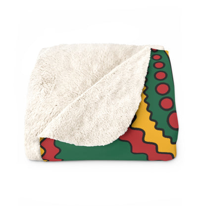 Lithuania Retro Paisley Blanket Throw