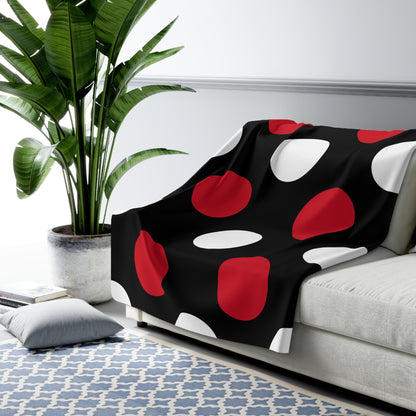 Egypt Retro Polka Dots Blanket Throw