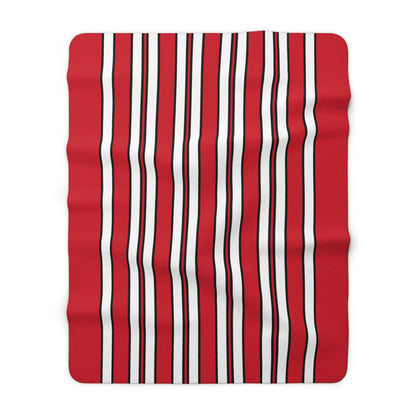 Bahrain Retro Stripes Blanket Throw