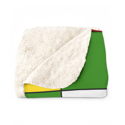Guyana Retro Check Blanket Throw