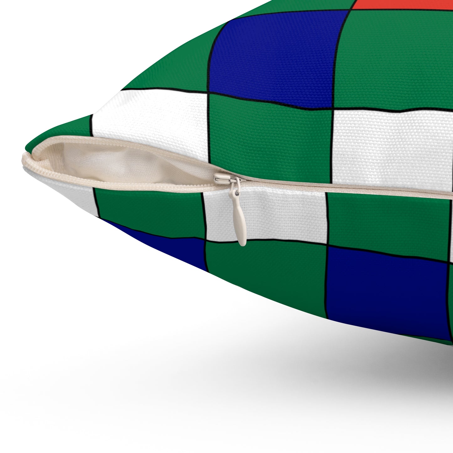 South Africa Retro Check Cushion Pillow