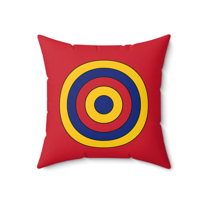 Venezuela Retro Target Cushion Pillow