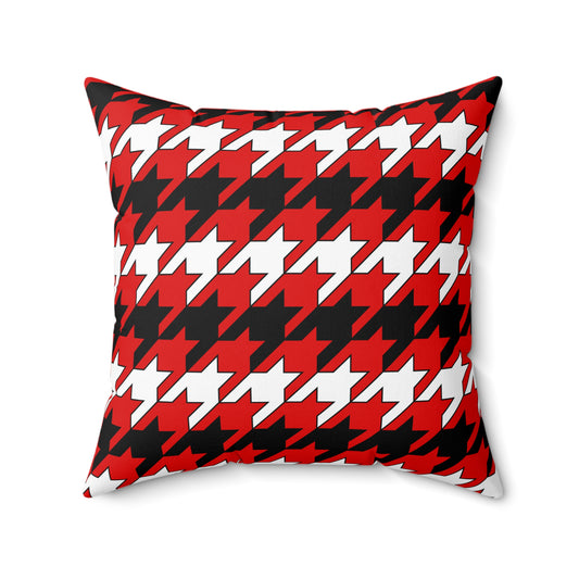 Trinidad And Tobago Retro Houndstooth Cushion Pillow