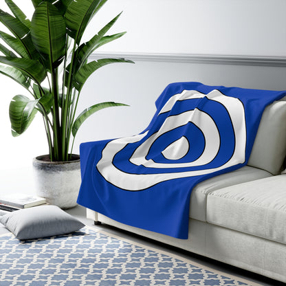 El Salvador Retro Target Blanket Throw