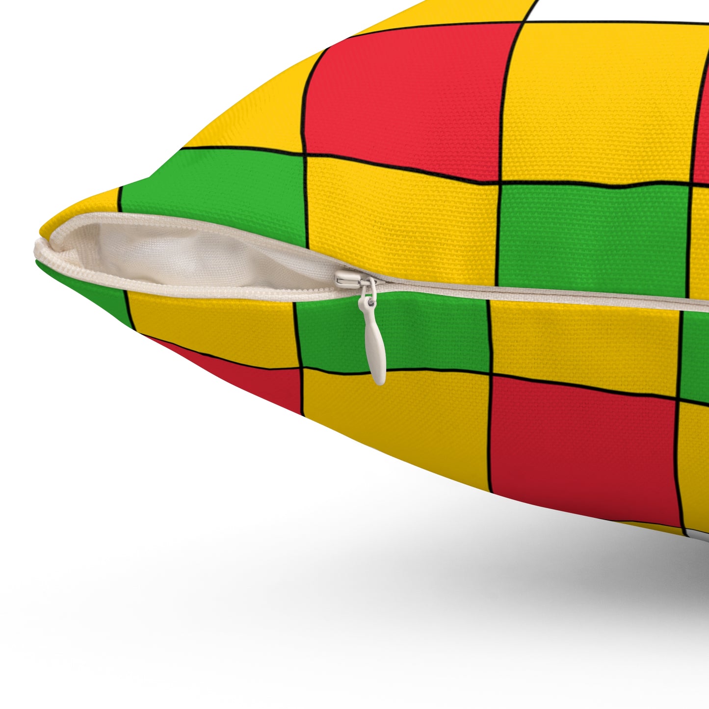 Myanmar Retro Check Cushion Pillow