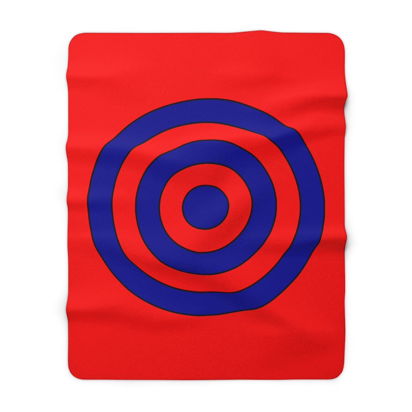 Taiwan Retro Target Blanket Throw