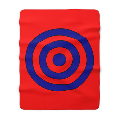 Taiwan Retro Target Blanket Throw