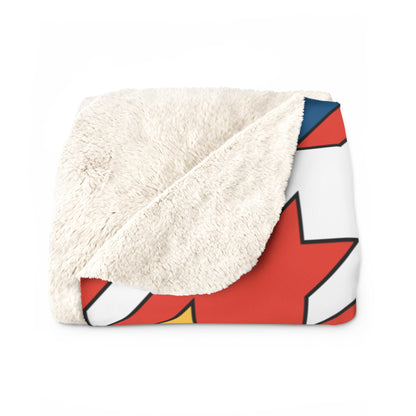 Kiribati Retro Houndstooth Blanket Throw