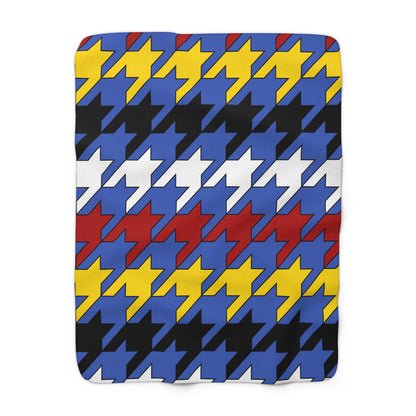 Eswatini Retro Houndstooth Blanket Throw