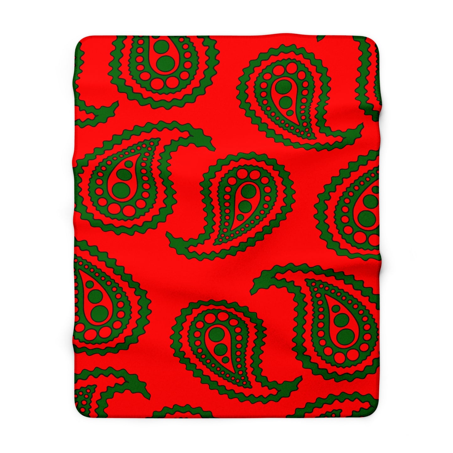 Portugal Retro Paisley Blanket Throw
