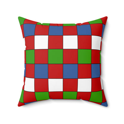 Namibia Retro Check Cushion Pillow