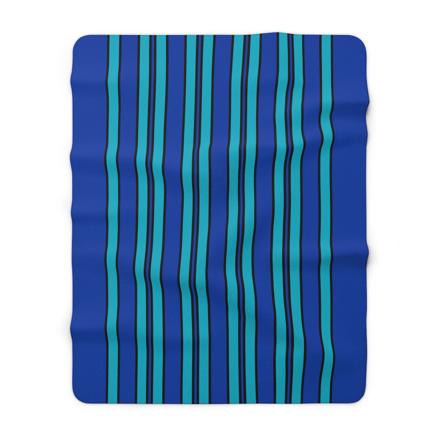 Pacific Islands Retro Stripes Blanket Throw