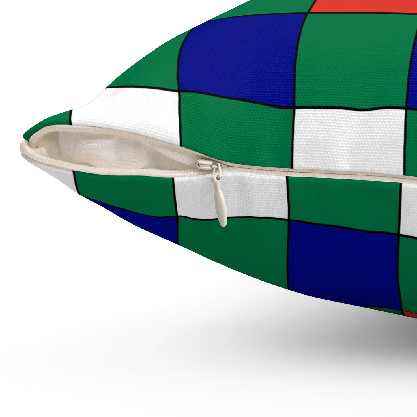 South Africa Retro Check Cushion Pillow