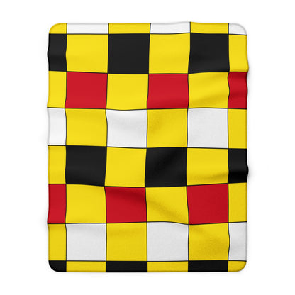 Brunei Darussalam Retro Check Blanket Throw