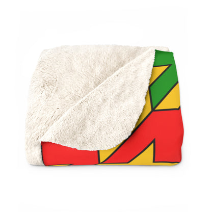 Mozambique Retro Houndstooth Blanket Throw