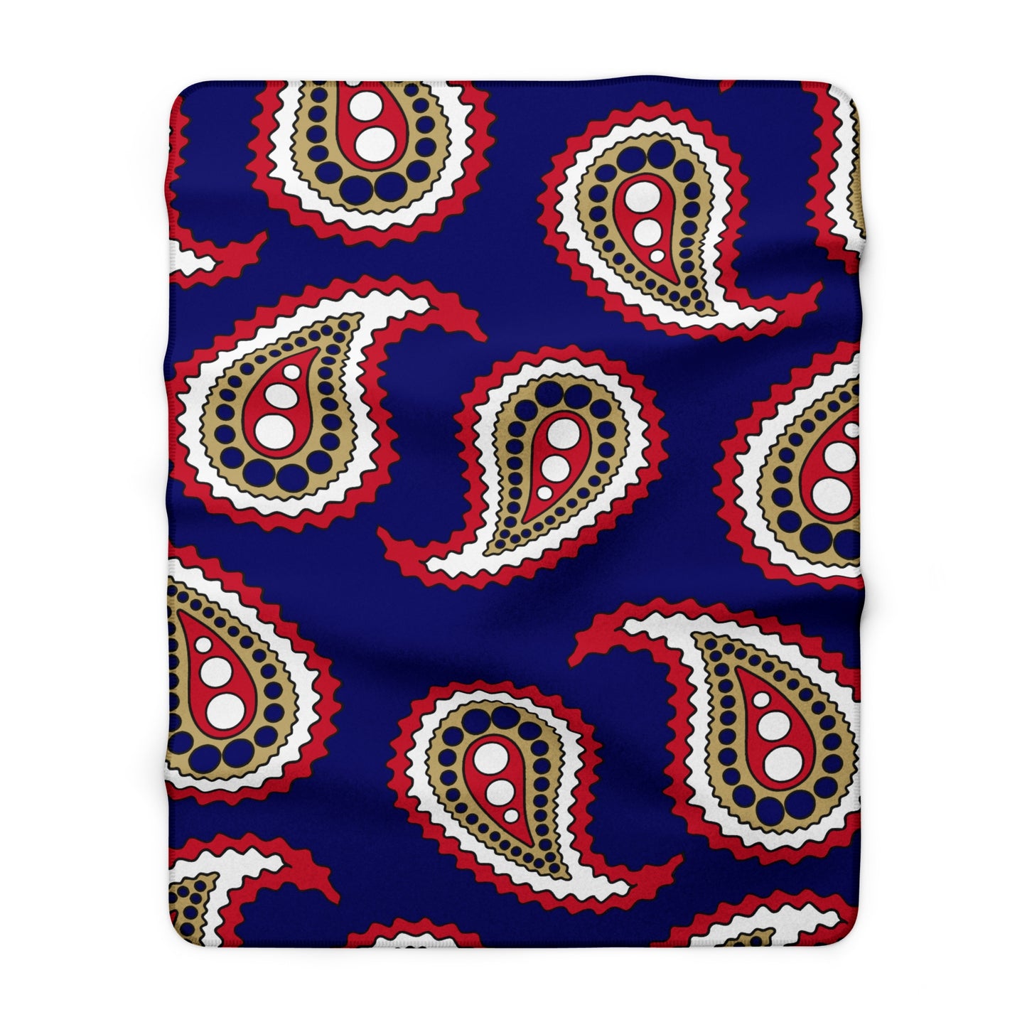 Saint Helena Retro Paisley Blanket Throw